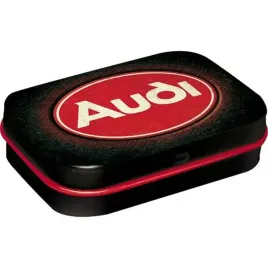 pudelko-z-cukierkami-mint-box-audi-logo-red-shine