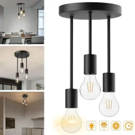 wiszaca-lampa-sufitowa-czarna-model-e27