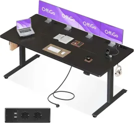 biurko-elektryczne-regulacja-wysokosci-porty-usb-czarne-200x80cm
