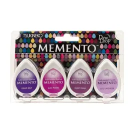 tusze-wodne-memento-dew-drop-zestaw-juicy-purples