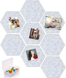 tablica-tekstylna-plyty-filcowe-szesciokatne-22cm-20-szpilek-8szt-szary