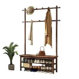 wieszak-na-ubrania-z-szafka-na-buty-z-haczykami-z-siedziskiem-170x112cm
