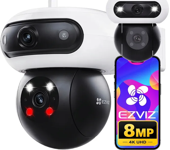 KAMERA WIFI OBROTOWA EZVIZ 8MP C90 DUAL LENS AUDIO AUTOTRACKING FULL KOLOR