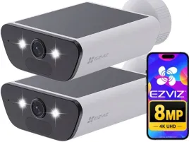dwie-kamery-wifi-ezviz-cb5-4k-z-wbudowanym-panelem-solarnym-bezprzewodowa