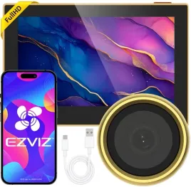 wizjer-wifi-ezviz-hp2-gold-kamera-ekran-lcd-43-fullhd-aplikacja-mobilna