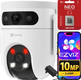 kamera-obrotowa-wifi-10mpx-dual-lens-h9c-5mp-5mp-ezviz-karta-sd-64gb