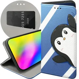 etui-z-klapka-do-huawei-nova-y70-wzory-pingwinek-pingwin-happy-feet-futeral