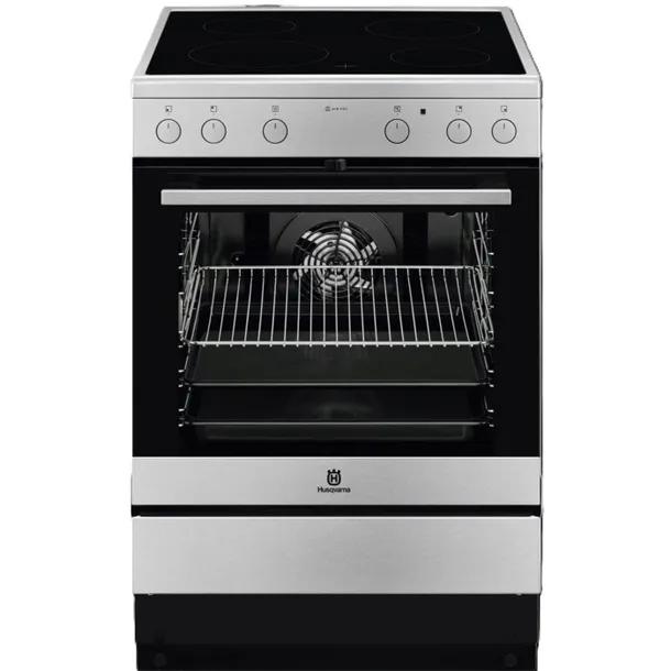 Kuchnia 60cm Grill Ceramiczna Termoobieg Inox