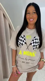 t-shirt-lamonne-racing-chic-bezowy