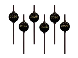 slomki-czarne-sparkling-happy-new-year-6-szt