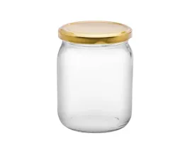 sloiki-500-ml-ze-zlota-nakretka-6-szt-florina-na-przetwory-i-miod