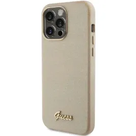 guess-etui-hardcase-glitter-do-iphone-15-pro-6-1-zlote-script-glossy
