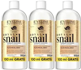 3-x-eveline-royal-snail-intensywnie-regenerujacy-plyn-micelarny-500ml