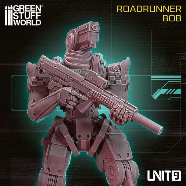 green-stuff-world-unit9-cyberpunk-roadrunner-bob-54mm