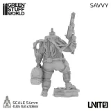 green-stuff-world-unit9-cyberpunk-savvy-54mm-stan-nowy