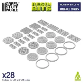 green-stuff-world-modern-and-sci-fi-pokrywy-studzienek-28-elementow