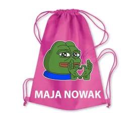 worek-szkolny-workoplecak-do-przedszkola-szkoly-zaba-pepe-frog-imie-5