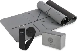 zestaw-do-jogi-yogi-hms-mata-fitness-pilates-szara-tpe-ym10-kostka-kj02-pas