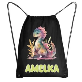 worek-szkolny-na-buty-workoplecak-na-wf-do-przedszkola-dinozaury-imie