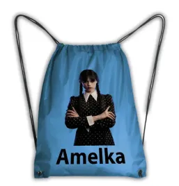 worek-szkolny-na-buty-plecak-wednesday-addams