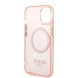 guess-etui-hardcase-do-iphone-14-plus-6-7-gold-outline-translucent-material-tworzywo-sztuczne
