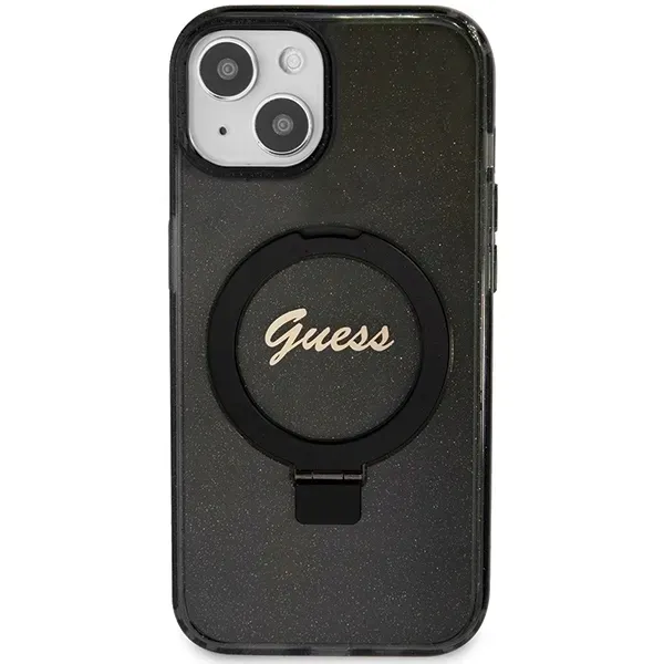 guess-etui-hardcase-do-magsafe-iphone-15-plus-6-7-ring-stand-script-glitter-stan-nowy
