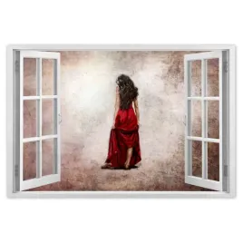 naklejki-90x60-laska-w-czerwonej-sukni