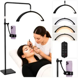lampa-kosmetyczna-led-36w-do-przedluzania-rzes-lukowa-regulowana-statyw