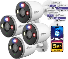 kamera-4x-5mpx-dahua-f5d-pv-detekcja-ai-aktywne-odstraszanie-slot-sd-64gb