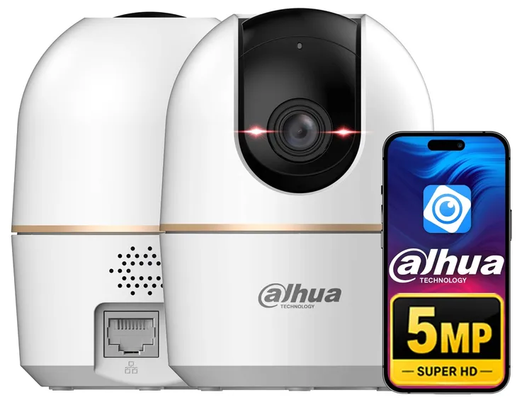 Kamera WiFi 5Mpx Dahua Obrotowa Niania Audio Wewnętrzna HERO