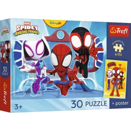 puzzle-30-el-premium-plus-kids-marvel-spidey-plakat-trefl