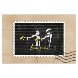 naklejki-60x40-banksy-banana-fiction
