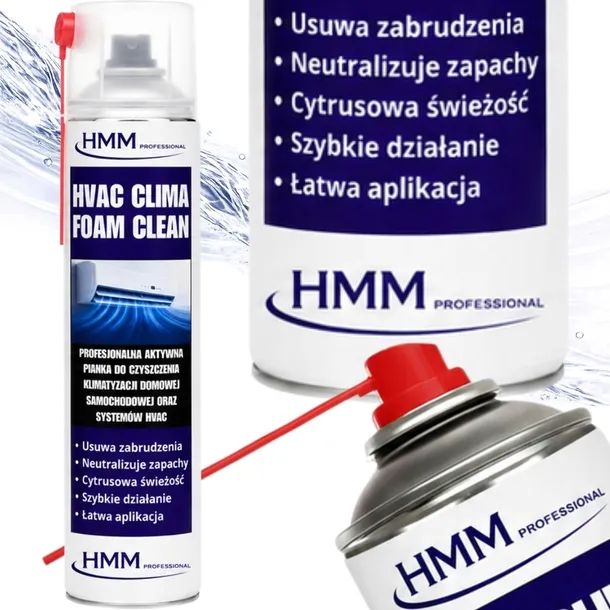 Normatek CLIMA CLEAN 600ml Pianka - Czyszczenie i Odgrzybianie Klimatyzacji