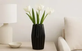 wazon-ceramiczny-26-cm-karbowany-czarny