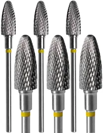3-x-staleks-frez-z-weglika-spiekanego-stozek-okragly-zolty-srednica-6mm