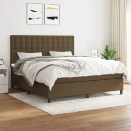 vidaxl-lozko-kontynentalne-z-materacem-brazowe-tkanina-180x200-cm