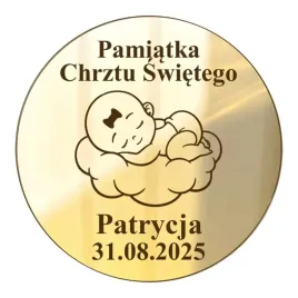 zloty-magnes-na-chrzest-podziekowanie-dla-gosci-z-grawerem-dziewczynka