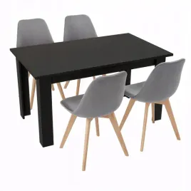stol-kuchenny-120x80-czarny-4-krzesla-bari-szare