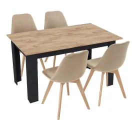 stol-kuchenny-120x80-dab-craft-czarny-4-krzesla-bari-bezowe