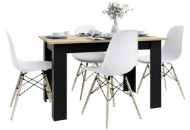 stol-kuchenny-120x80-dab-craft-czarne-nogi-4-krzesla-skandynawskie-mila