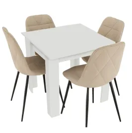 stol-kuchenny-np-do-kuchni-pokoju-80x80-bialy-z-krzeslami-piado-bezowe