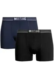 2x-bawelniane-bokserki-meskie-mustang-4046-1051-granat-czarny-l