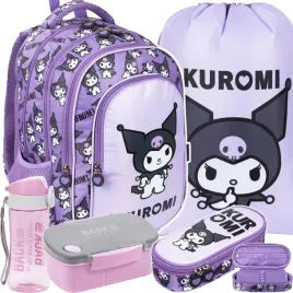kuromi-violet-plecak-komplet-5w1-majewski-dla-dziewczyny-4-komorowy