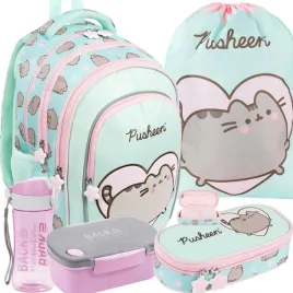 pusheen-mint-komplet-5w1-majewski-dla-dziewczynek-plecak-kot-kotki