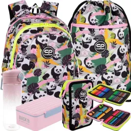 mis-panda-cp-plecak-coolpack-szkolny-zestaw-5w1-dla-dziewczynki-panda-gang