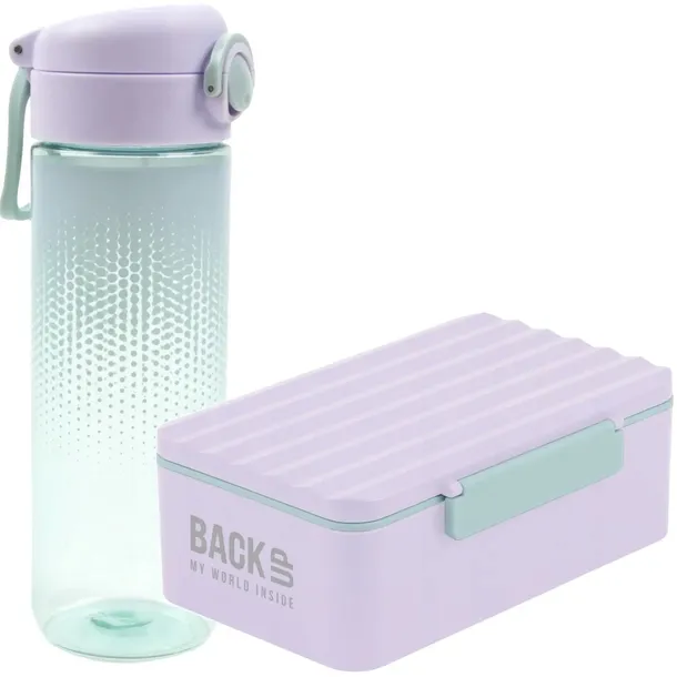 BIDON BACKUP 6 MODEL 600ML ZIELONO RÓŻOWY C39
