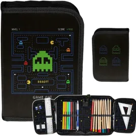 pac-man-piornik-z-wyposazeniem-dla-podstawowki-gamer-gry-gaming-chlopiecy
