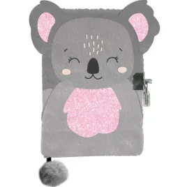 koala-pluszowy-pamietnik-dla-dziewczynek-dzieciecy-wlochacz-na-kluczyk