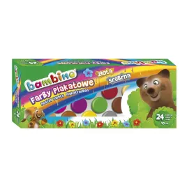 bambino-farby-plakatowe-24-kol-10ml-zlota-srebrna