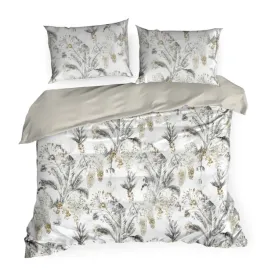 posciel-spring-220x200-70x80-satyna-liscie-bezowe-na-bieli